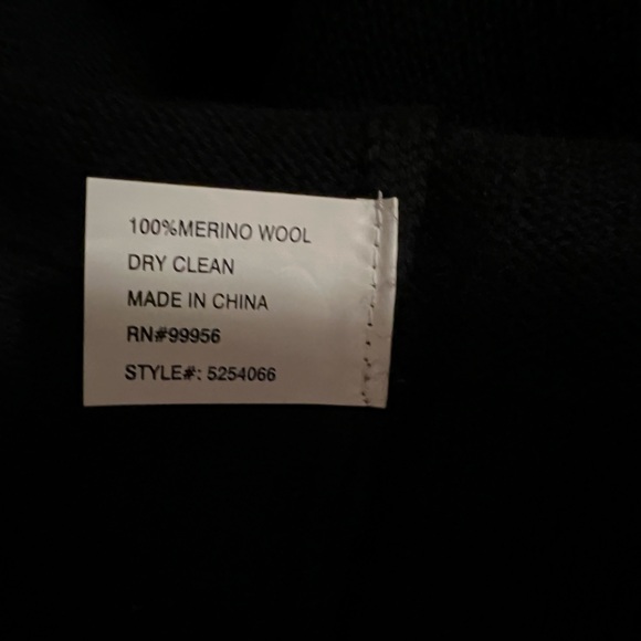 Shoshanna black merino dress - new without tags. Size P - Picture 6 of 7